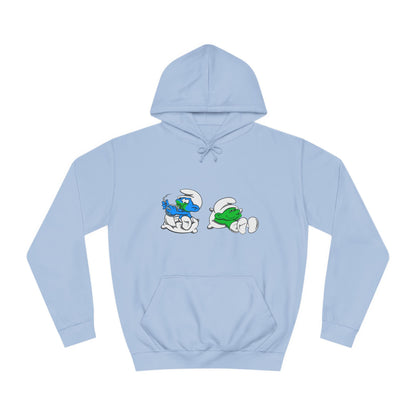 S M U R F  Unisex College Hoodie