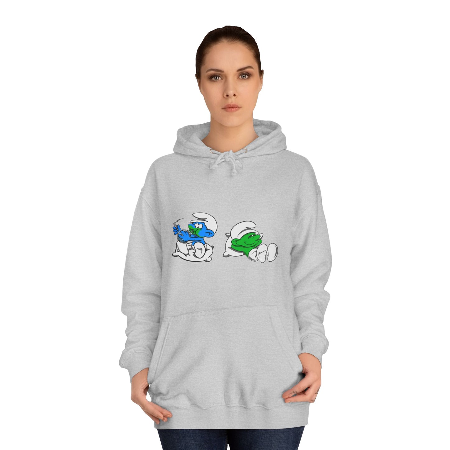 S M U R F  Unisex College Hoodie