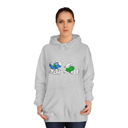 S M U R F  Unisex College Hoodie