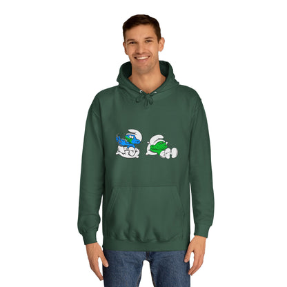 S M U R F  Unisex College Hoodie
