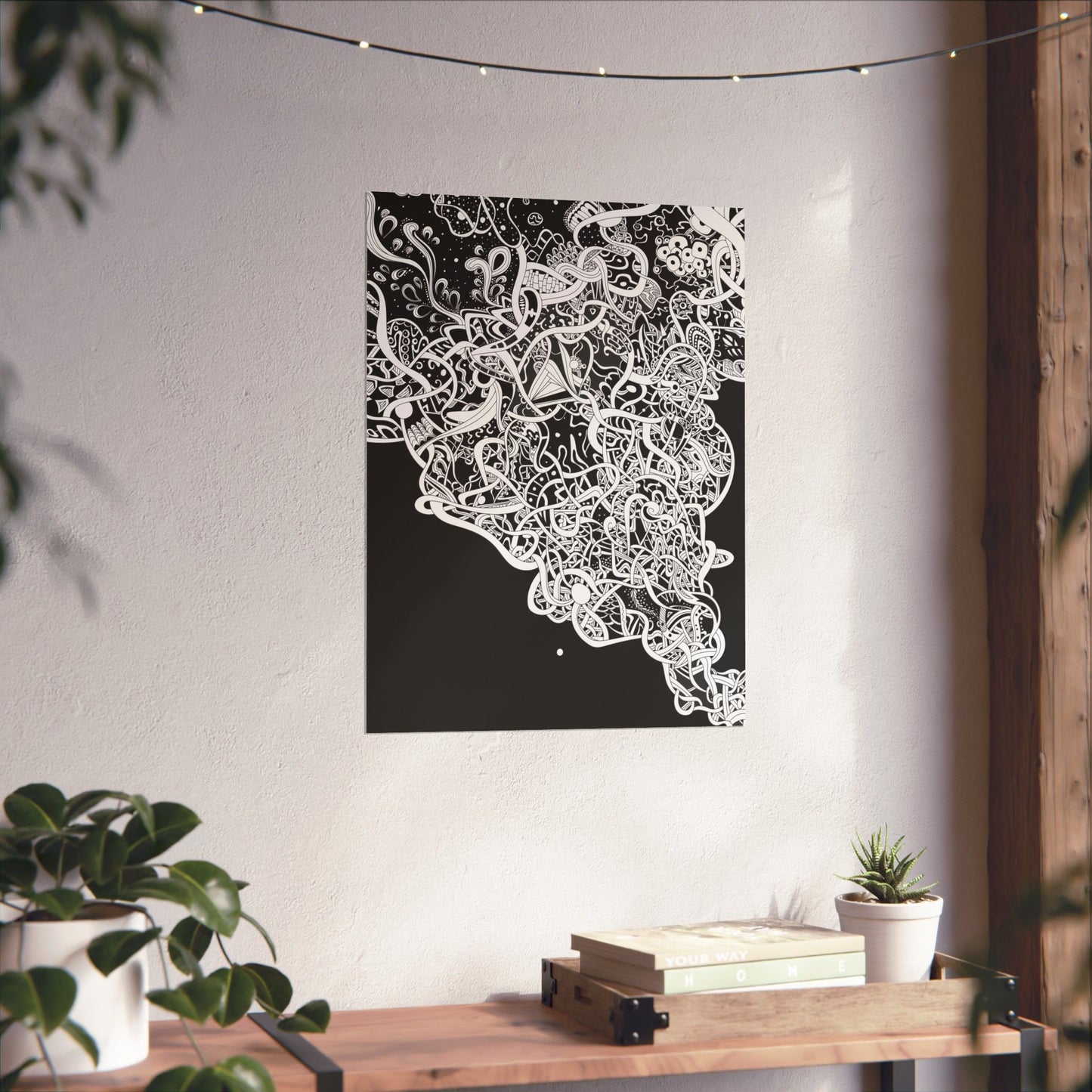 C Y A N E S C E N S  Matte Vertical Posters