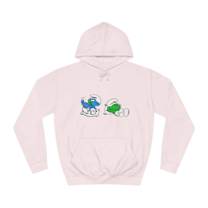 S M U R F  Unisex College Hoodie