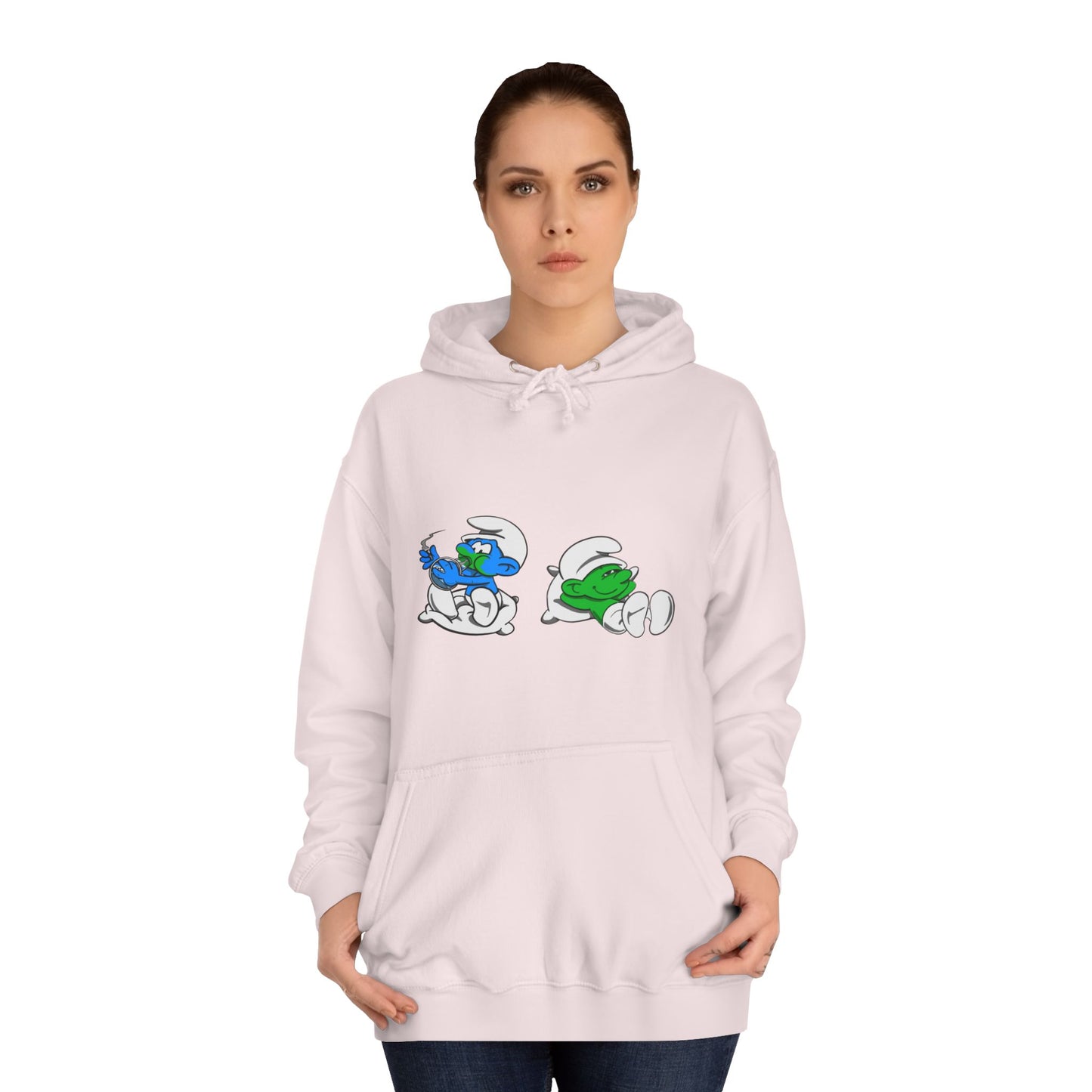 S M U R F  Unisex College Hoodie