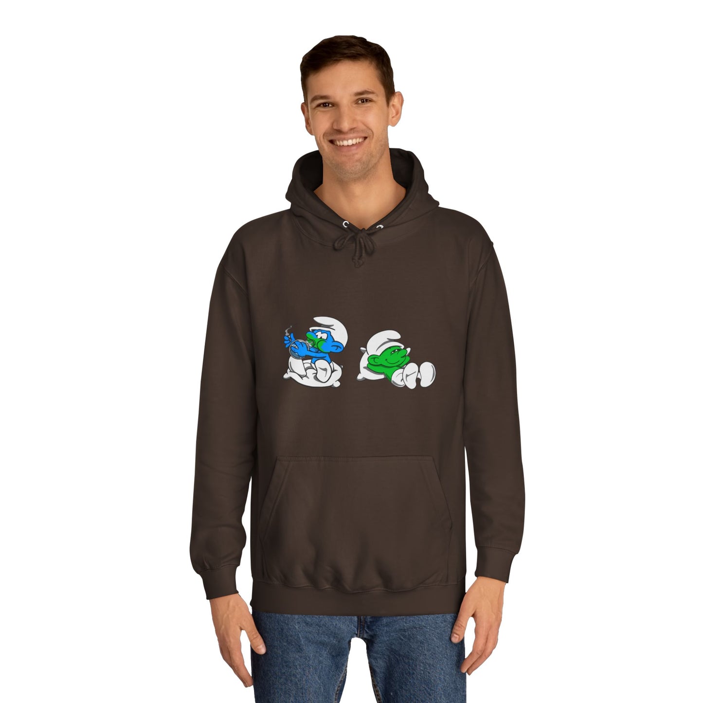 S M U R F  Unisex College Hoodie