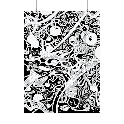 L A V A  L A M P  Matte Vertical Posters