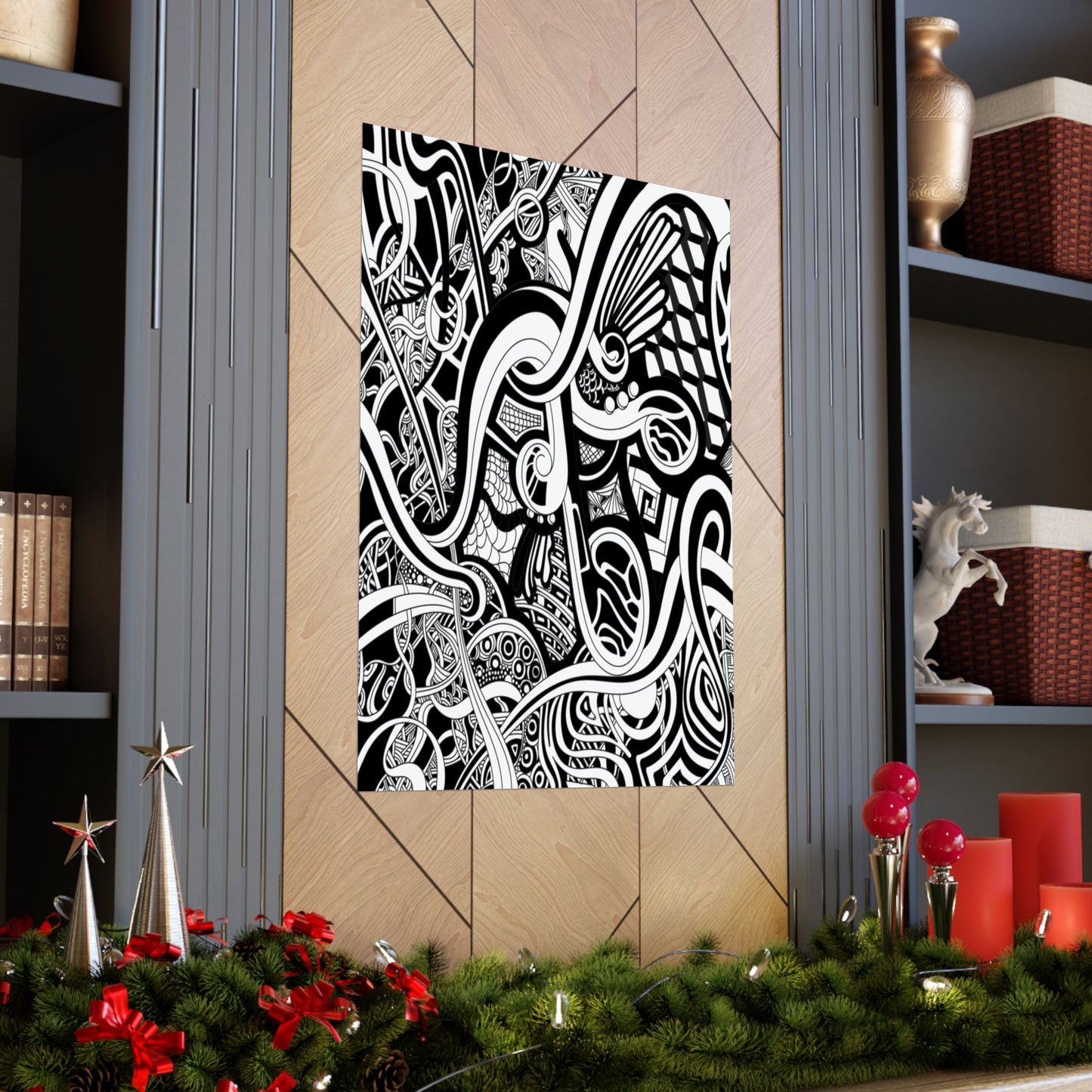 Z E N T A N G L E  Matte Vertical Posters