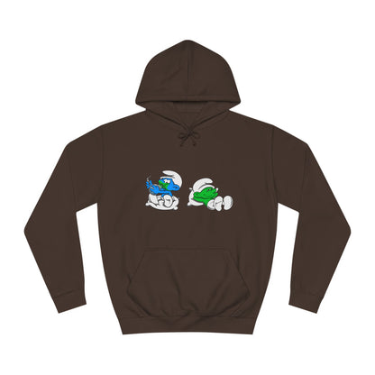 S M U R F  Unisex College Hoodie