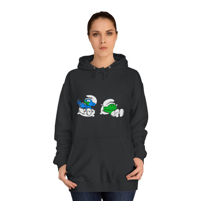 S M U R F  Unisex College Hoodie