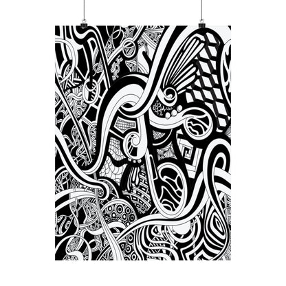Z E N T A N G L E  Matte Vertical Posters
