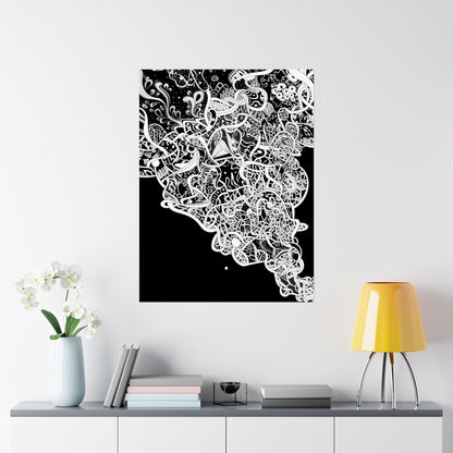 C Y A N E S C E N S  Matte Vertical Posters