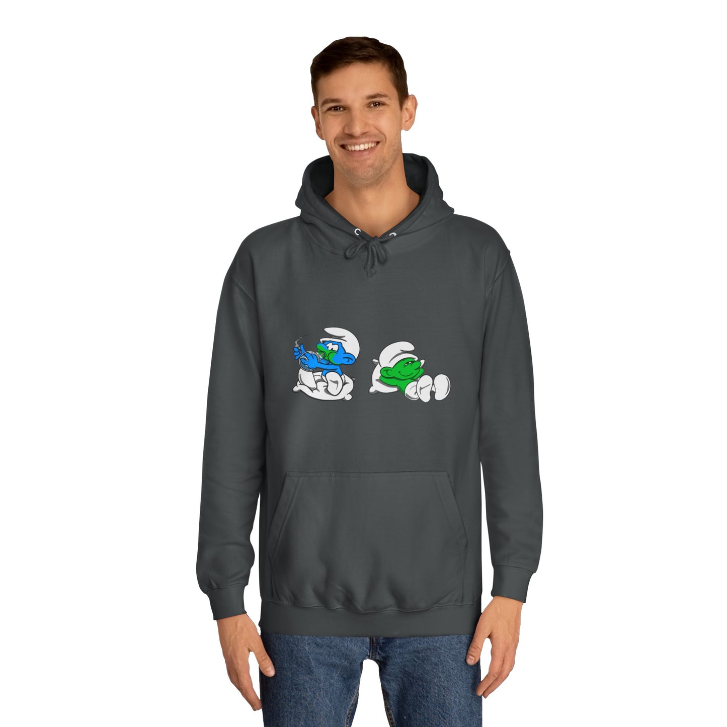 S M U R F  Unisex College Hoodie