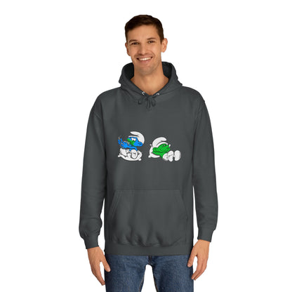 S M U R F  Unisex College Hoodie