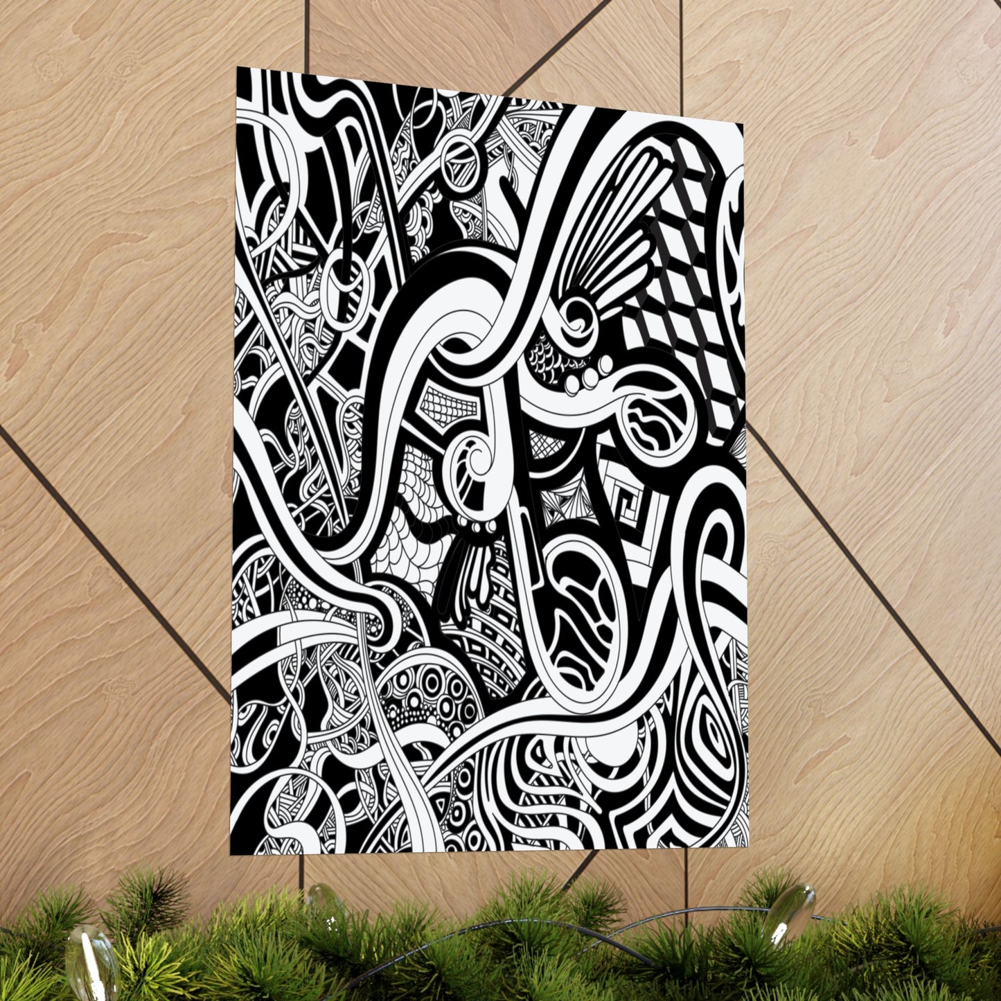 Z E N T A N G L E  Matte Vertical Posters
