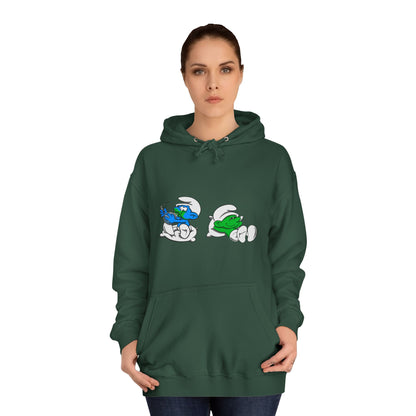 S M U R F  Unisex College Hoodie