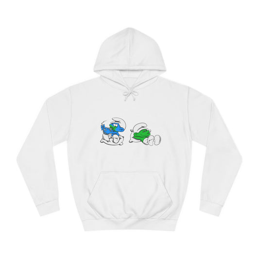 S M U R F  Unisex College Hoodie