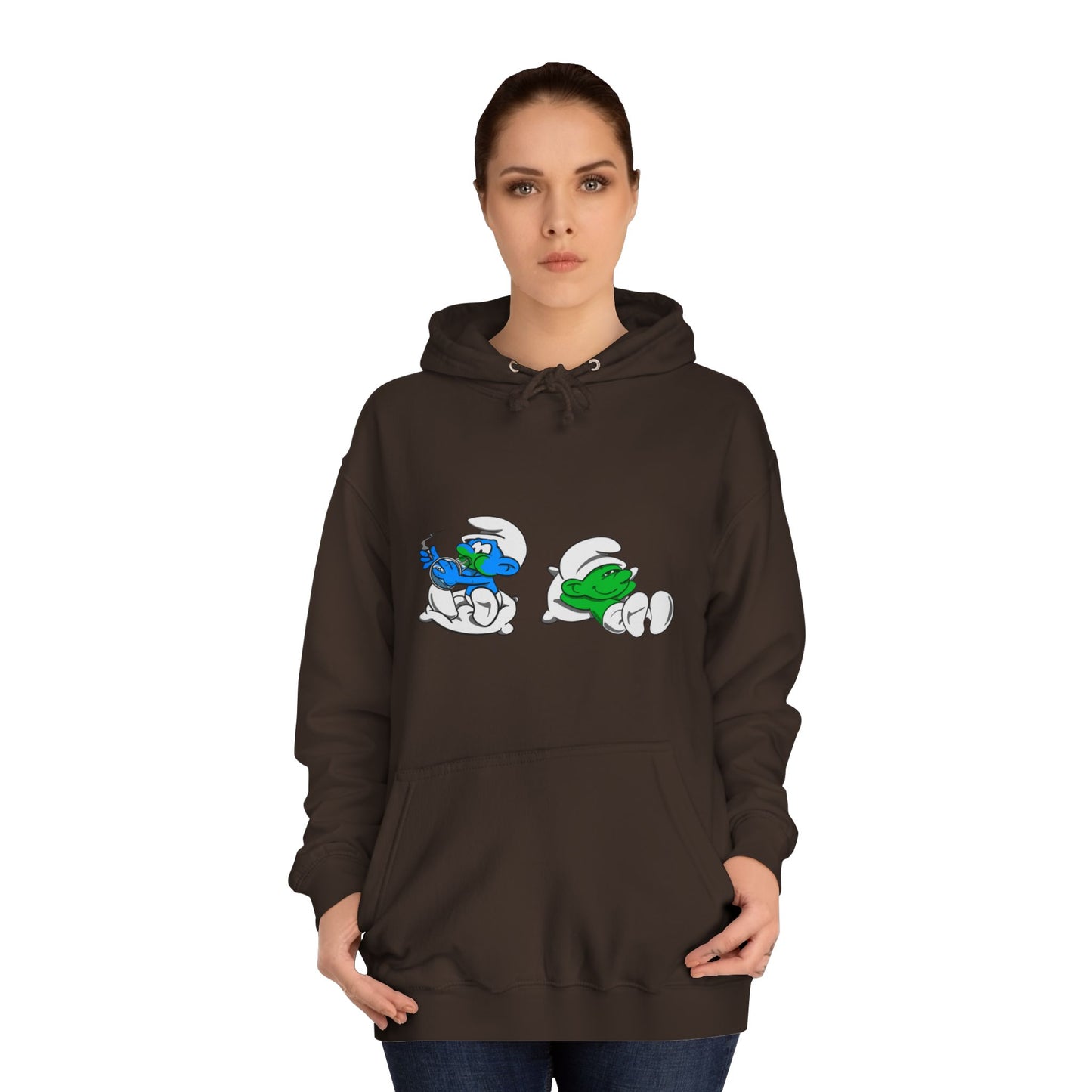 S M U R F  Unisex College Hoodie
