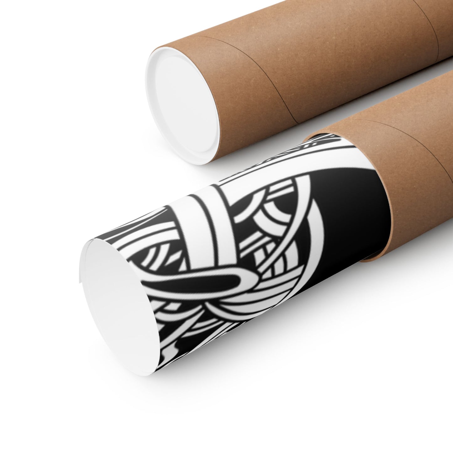 W H I T E  R A B B I T  Matte Vertical Posters