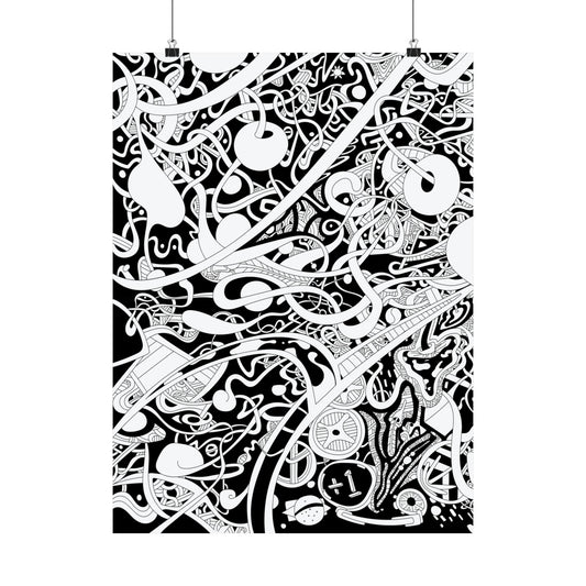 L A V A  L A M P  Matte Vertical Posters