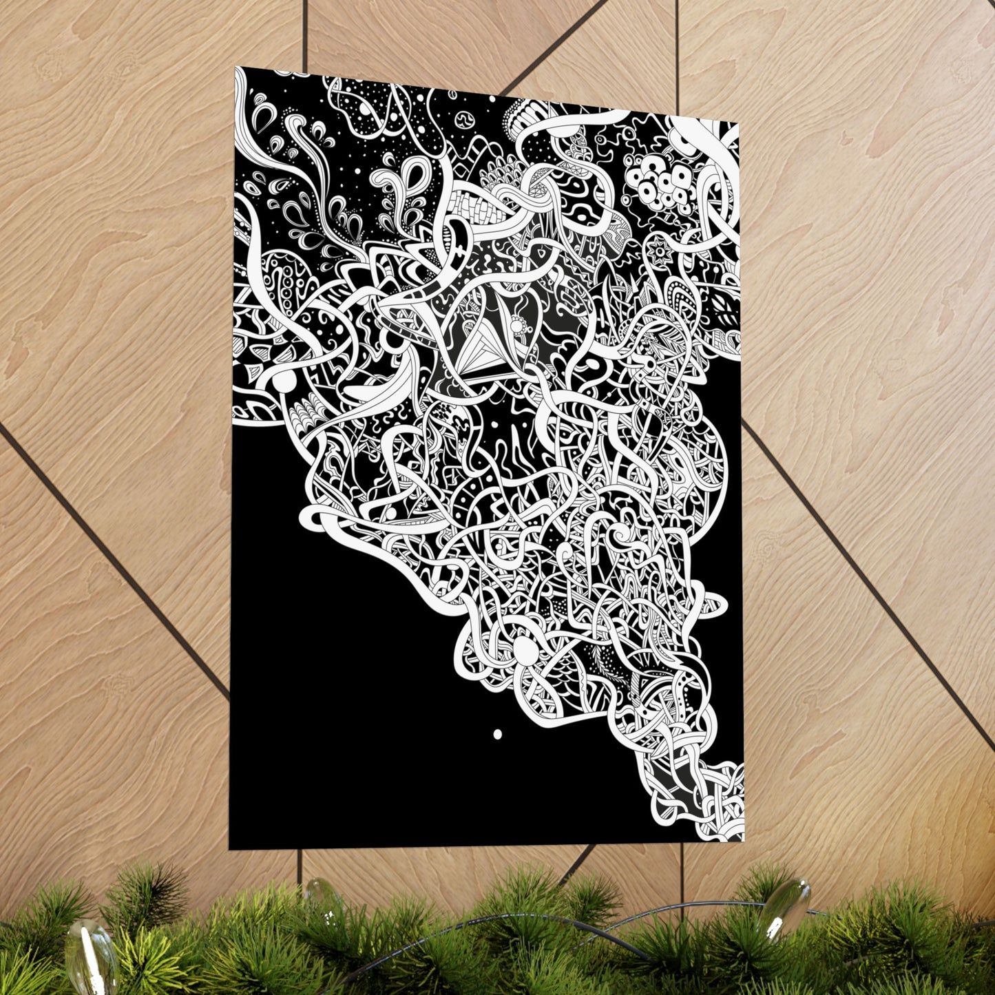 C Y A N E S C E N S  Matte Vertical Posters