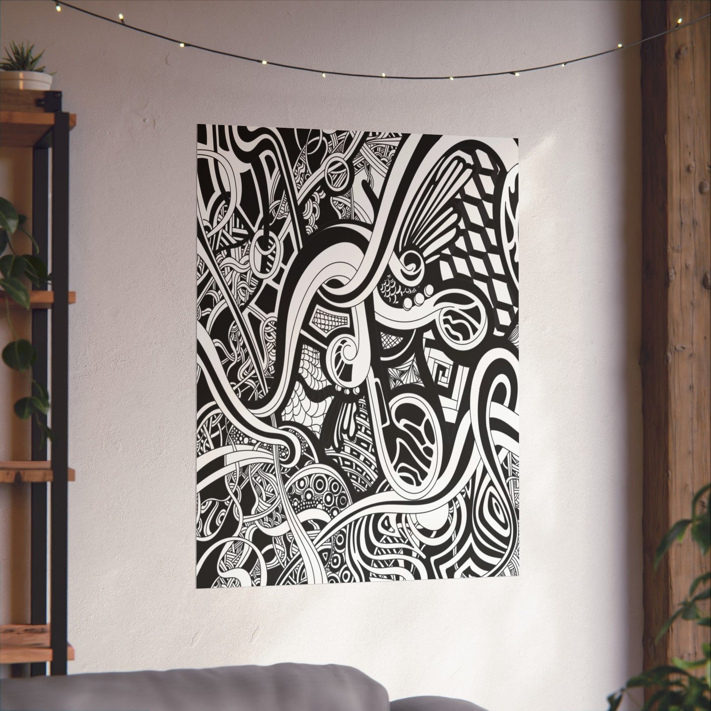 Z E N T A N G L E  Matte Vertical Posters