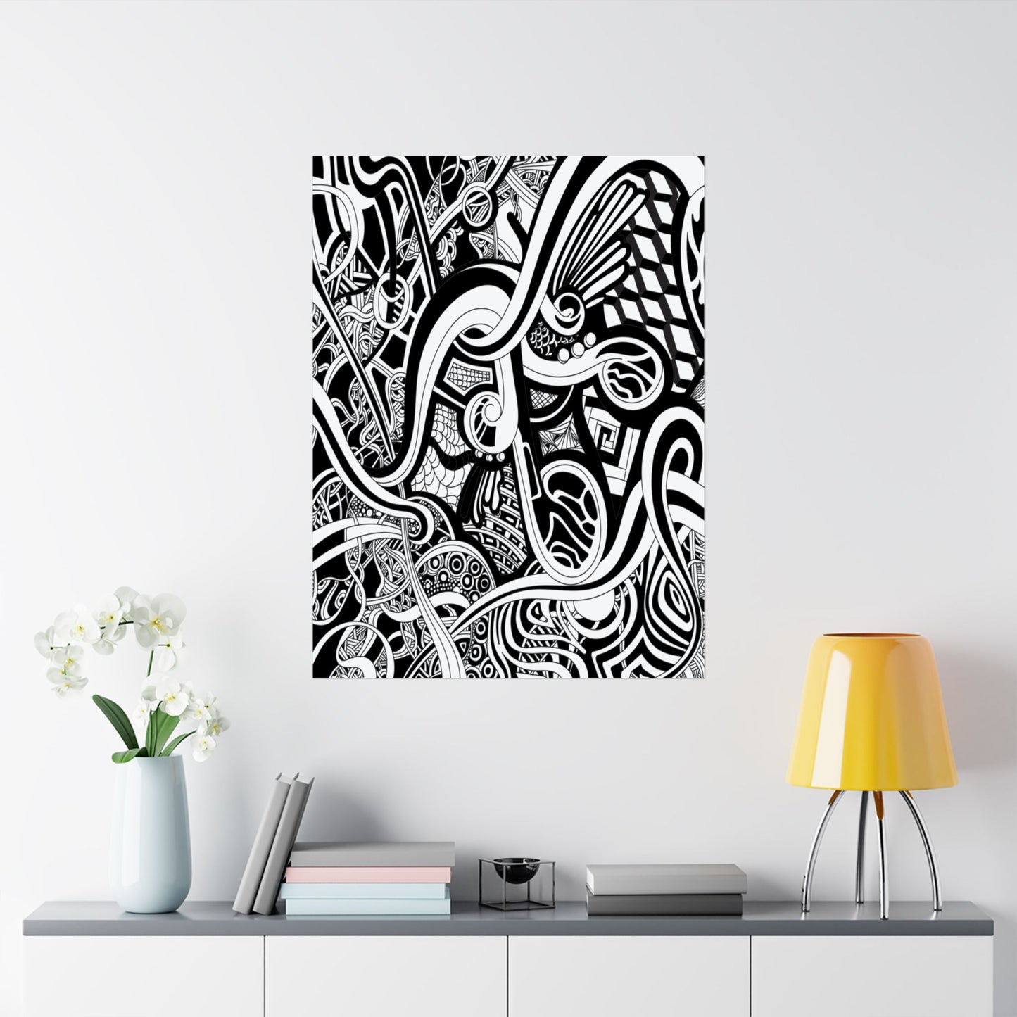 Z E N T A N G L E  Matte Vertical Posters