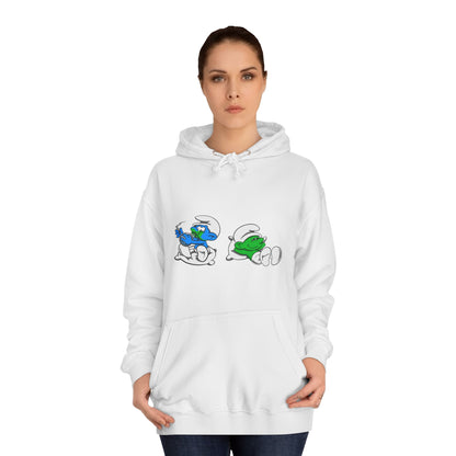 S M U R F  Unisex College Hoodie