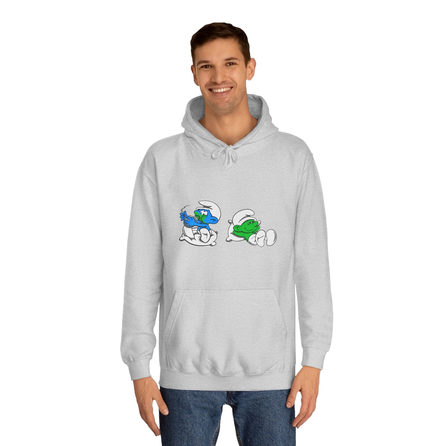 S M U R F  Unisex College Hoodie