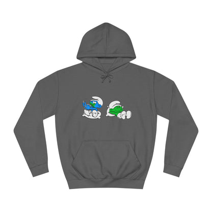 S M U R F  Unisex College Hoodie