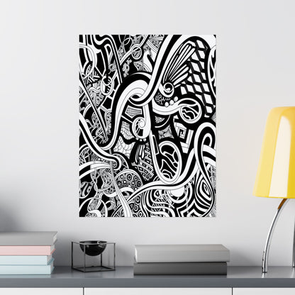 Z E N T A N G L E  Matte Vertical Posters