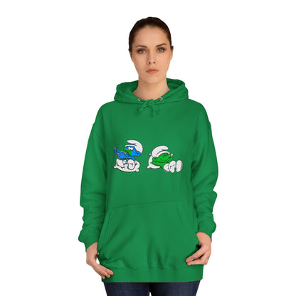 S M U R F  Unisex College Hoodie