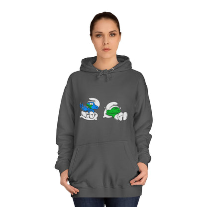 S M U R F  Unisex College Hoodie