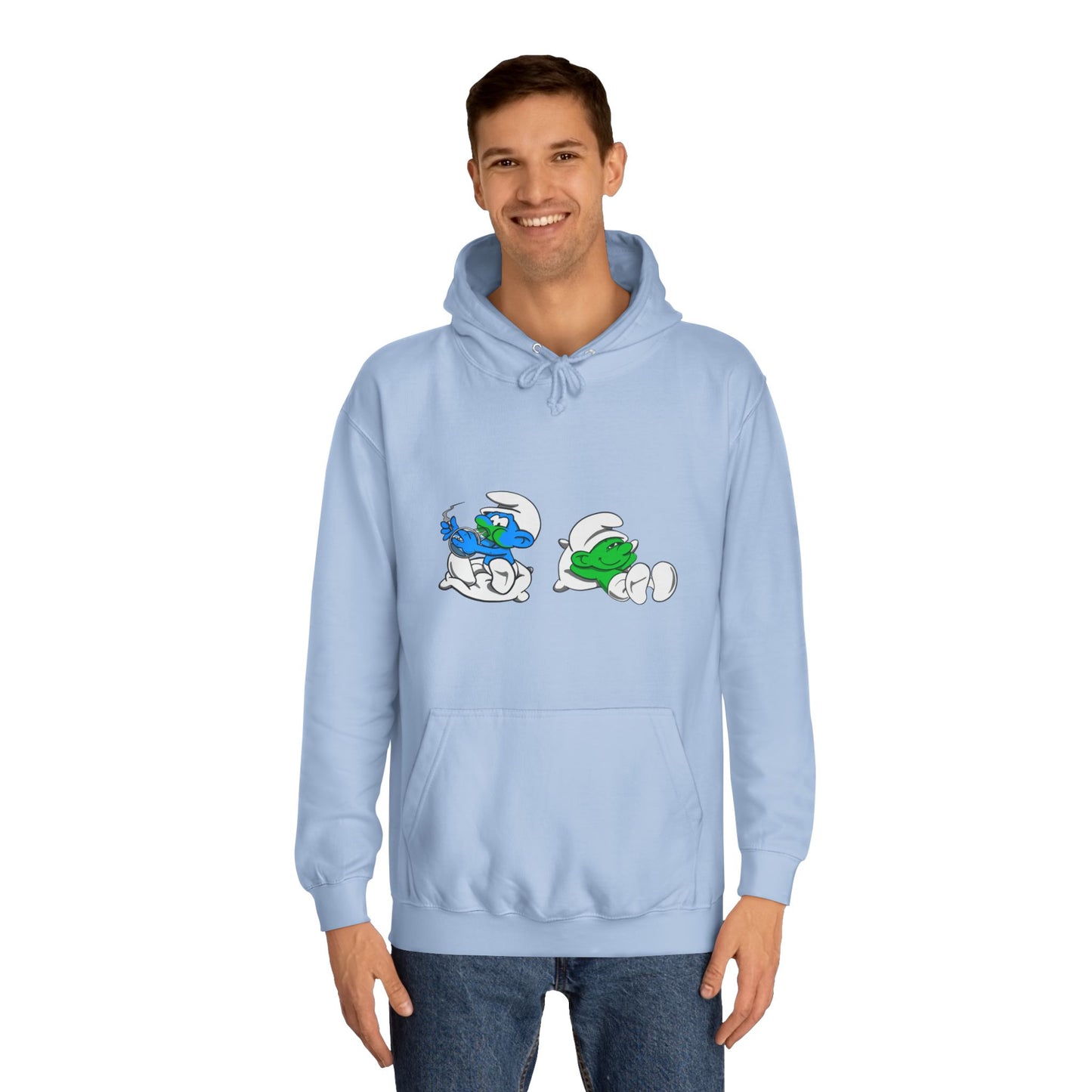 S M U R F  Unisex College Hoodie