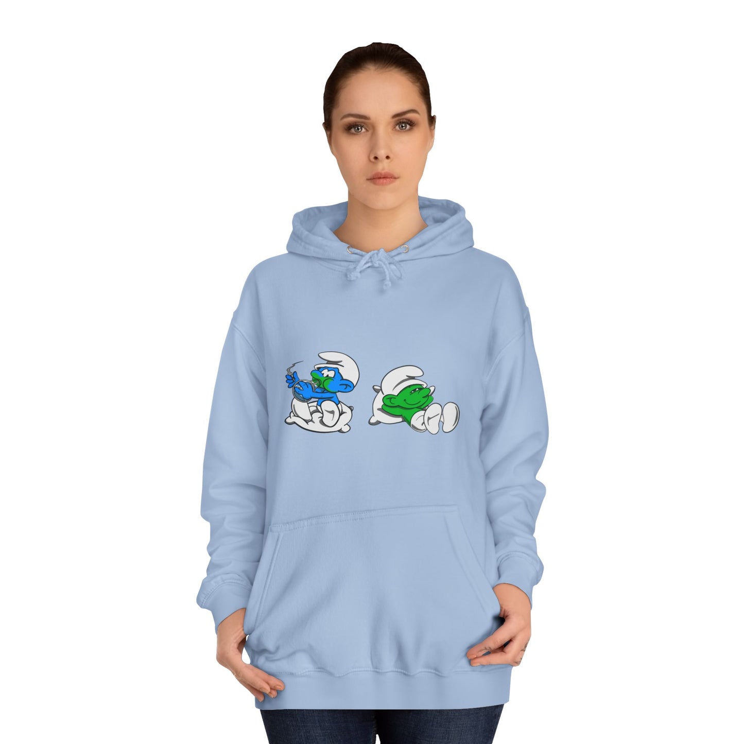 S M U R F  Unisex College Hoodie