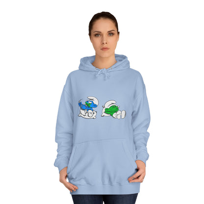 S M U R F  Unisex College Hoodie