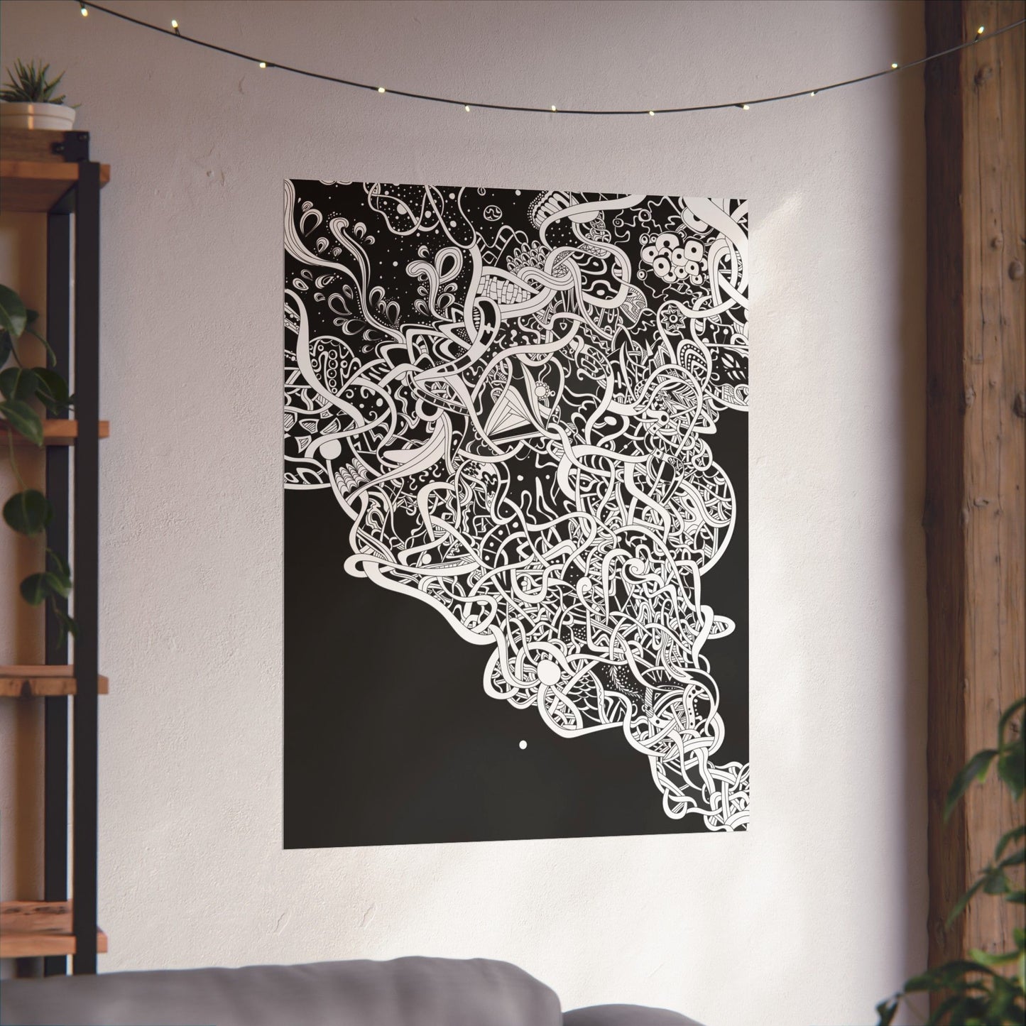 C Y A N E S C E N S  Matte Vertical Posters