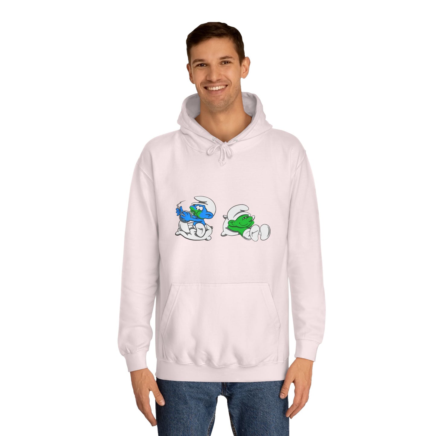 S M U R F  Unisex College Hoodie