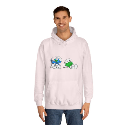 S M U R F  Unisex College Hoodie