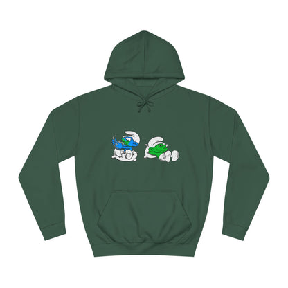 S M U R F  Unisex College Hoodie